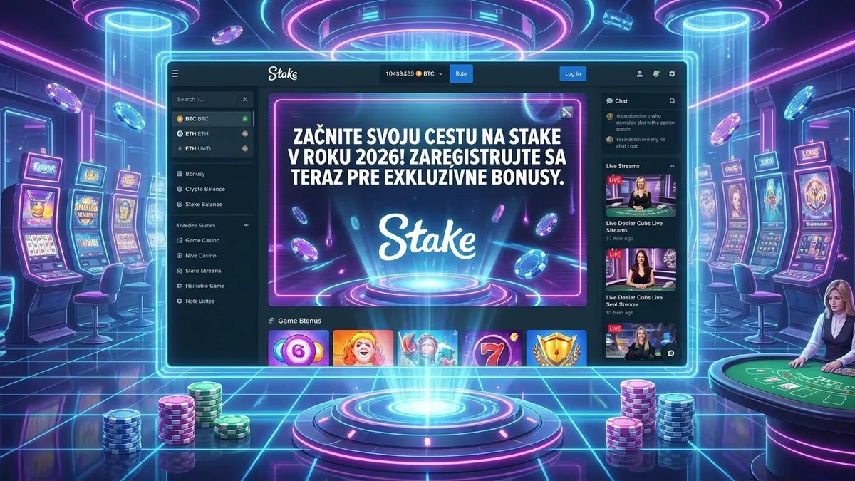 Registrácia s bonusom v Stake